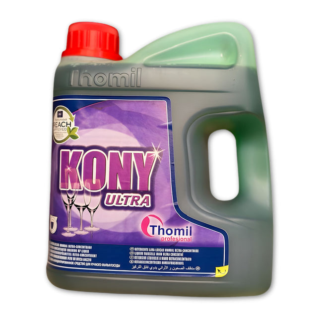 KONY ULTRA | Ultra-Concentrated Professional Washing-Up Liquid 4L