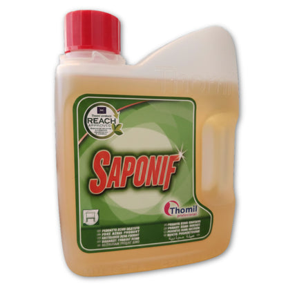 SAPONIF Natural Wood Soap Cleaner | Nourishing Treatment for Floors & Furniture (2L) - Pack of 8